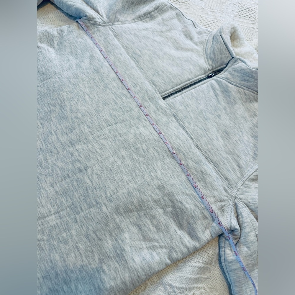 Fleece Quarter-Zip Pullover Fully Lined Fleece - image 3